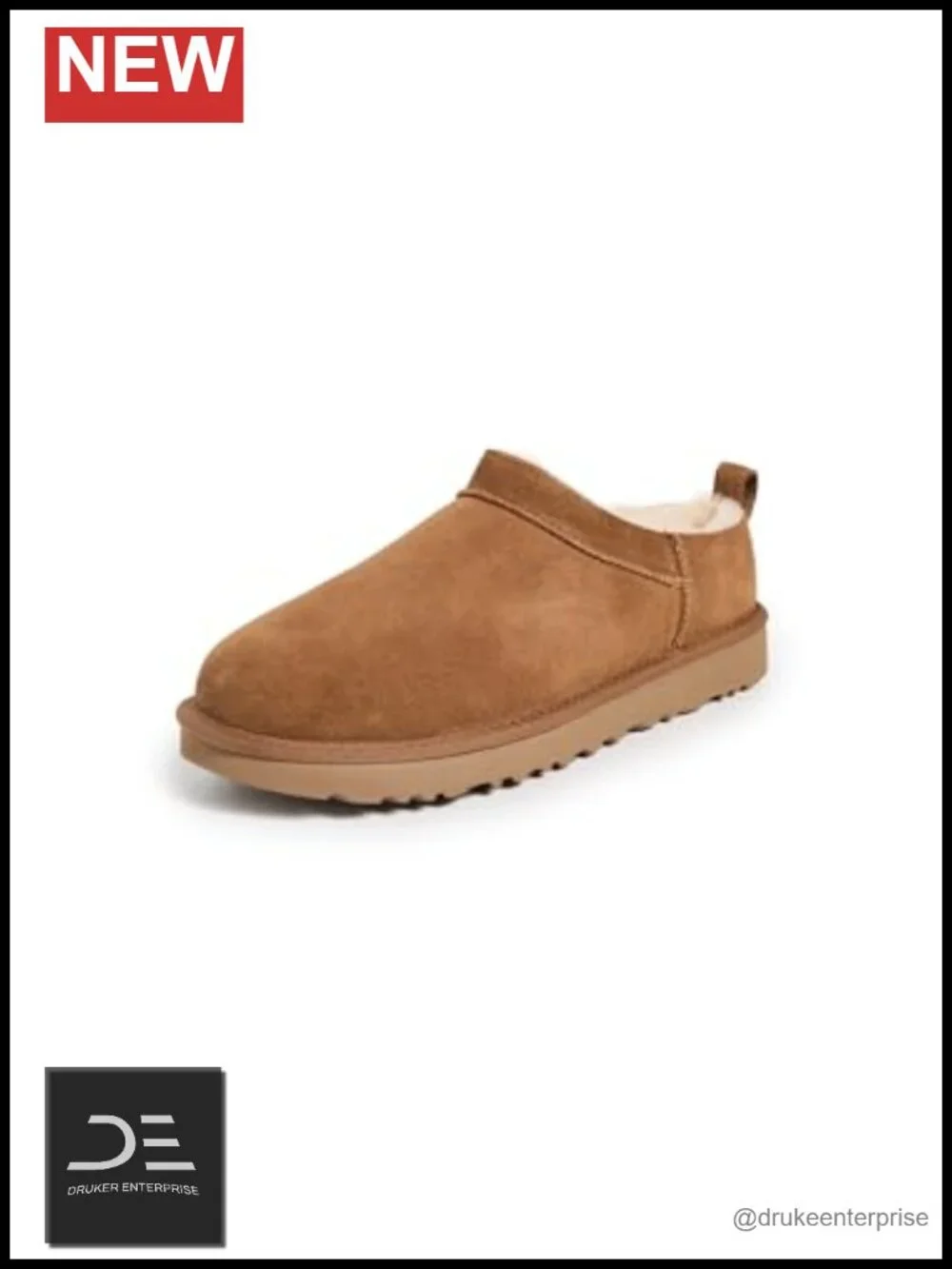 Suede Ankle Bootie, Sheepskin Lining, Sugarcane EVA Outsole, Pull-On